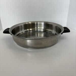 Vintage Rena‎ Ware 3 Ply 18-8 Stainless 9 1/2" Saucepan Sauté Pan No Lid USA